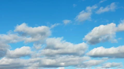 White clouds blue sky background Stock Footage 1182670