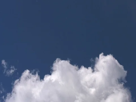 White clouds with blue sky background Stock Footage 78664530