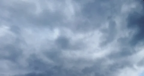 White clouds with blue sky background timelaps footage Stock Footage 125529369