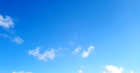 White clouds with blue sky background timelaps footage Stock Footage 125646621
