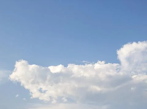 White clouds with blue sky background Foto stock