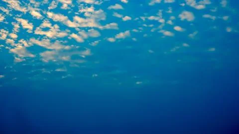 White clouds with blue sky in background, clouds in horizon blue sky Stock Photos