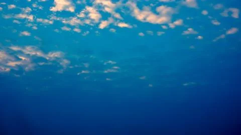White clouds with blue sky in background, clouds in horizon blue sky Stock Photos