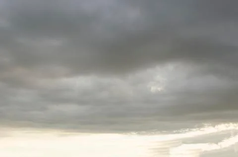 White clouds on a blue sky. Background. Stock Photos