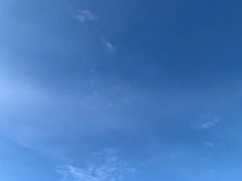 White clouds in the blue sky background ep154 Stock Photos
