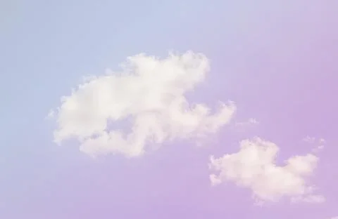 White clouds with blue sky background Stock Photos
