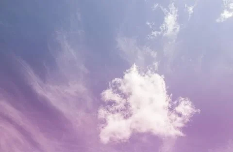 White clouds with blue sky background Stock Photos