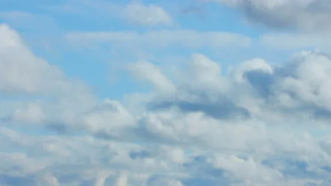 White clouds in blue sky Stockbeeldmateriaal 126706679