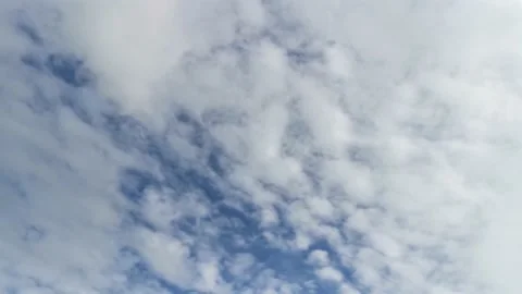 White clouds blue sky. Video stock 159277083