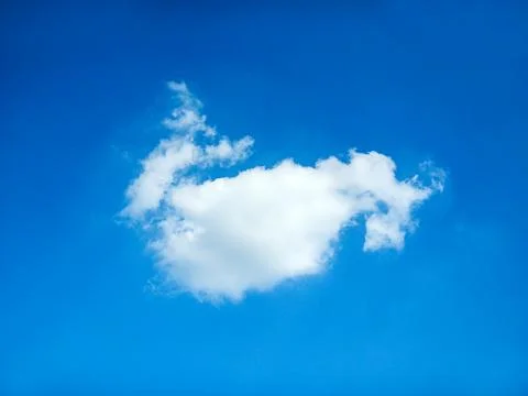 White clouds in blue sky Stock Photos