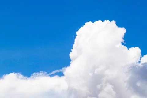 White clouds on blue sky Stock Photos