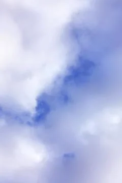 White clouds in the blue sky Stock Photos
