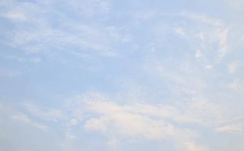White clouds in the blue sky Stock Photos