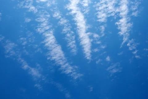 White clouds in the blue sky Stock Photos