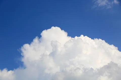 White clouds in blue sky Fotos de archivo