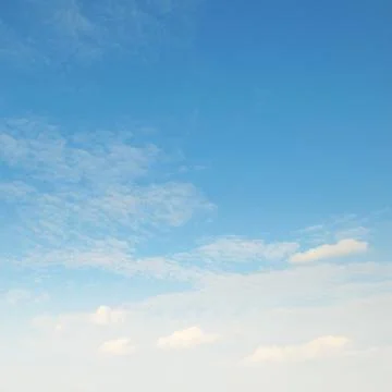 White clouds in blue sky 写真素材