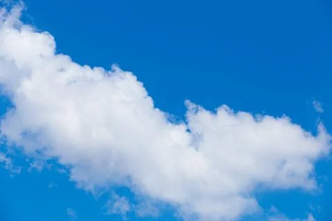 White clouds in the blue sky Stock Photos
