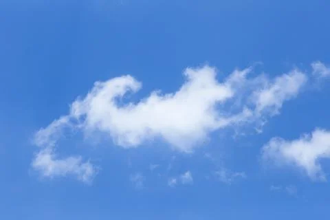White clouds in the blue sky Stock Photos