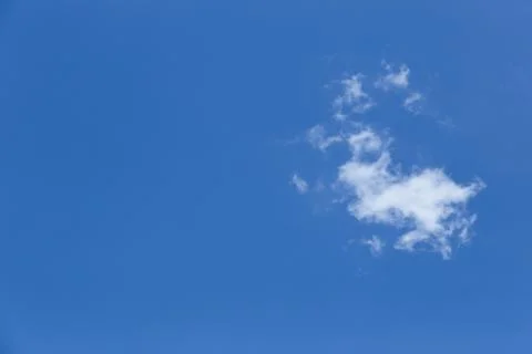White clouds in the blue sky Stock Photos