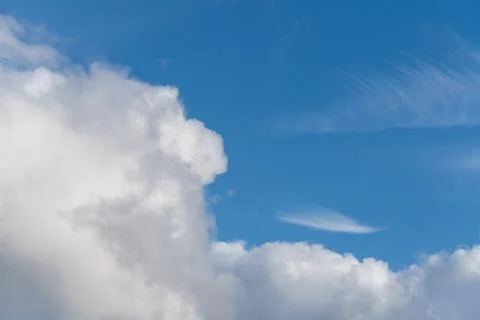 White clouds on a blue sky  Stock-Fotos