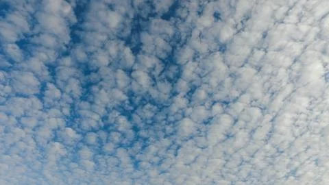 White clouds on a blue sky  Foto stock