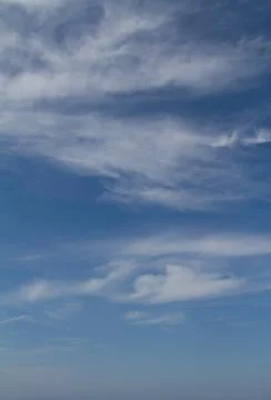 White clouds on a blue sky Stock Photos