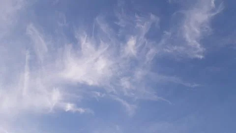 The white clouds on the blue sky Stock Photos