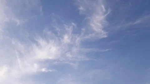 The white clouds on the blue sky Foto stock