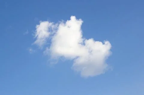 White clouds on blue sky Stock Photos