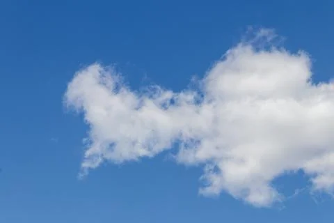 White clouds in blue sky Stock Photos