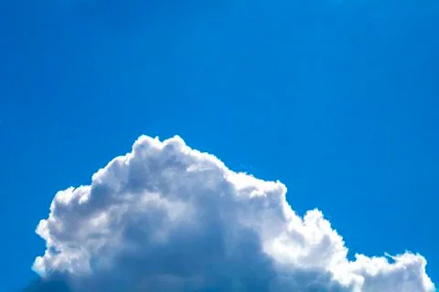 White clouds in the blue sky Stock Photos