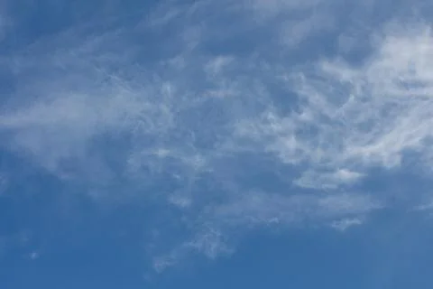 White clouds in blue sky Stock Photos