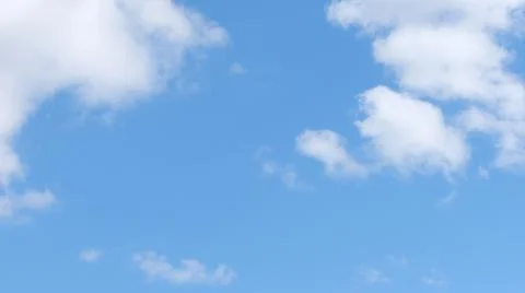 White clouds in blue sky Stock-Fotos