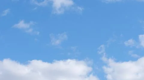 White clouds in blue sky Stock Photos