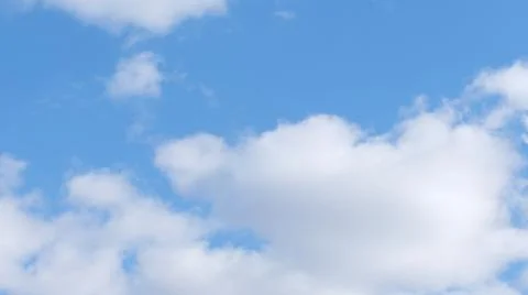 White clouds in blue sky Stock-Fotos
