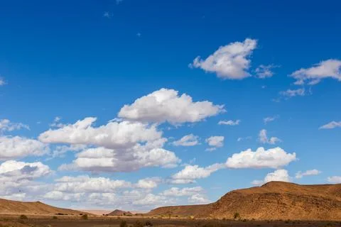 White clouds in the blue sky Stock Photos
