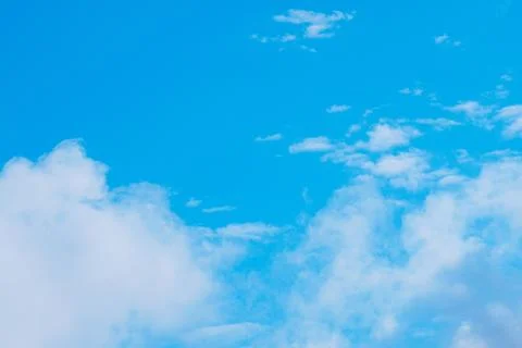 A white clouds in the blue sky Stock Photos