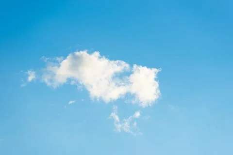 White clouds on blue sky Stock Photos