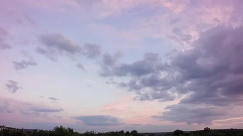 White Clouds Blue Sky Time Lapse Video stock 87450646