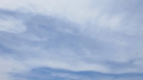 White Clouds in a Blue Sky (time lapse) Stock Footage 113337017