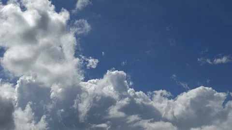 White Clouds in a Blue Sky (time lapse) 스톡 동영상 116644827