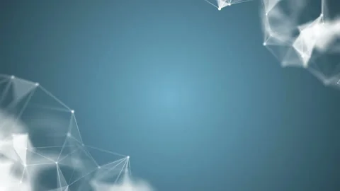 White clouds on blue.Abstract digital background made of different shapes with Stock Footage 103120585