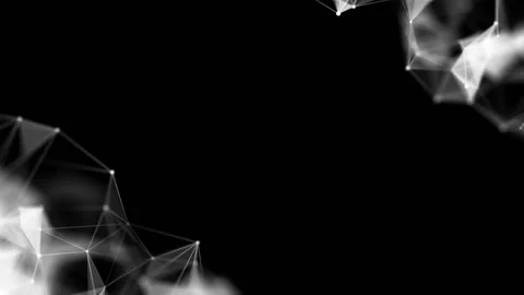White clouds in the corners of the screen.Abstract futuristic electronic Stock-Footage 103115595