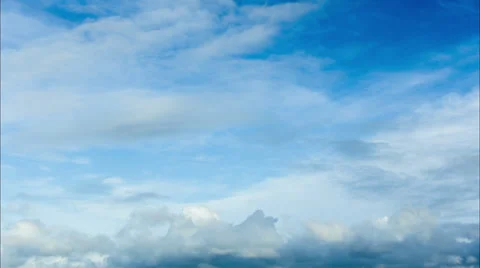 White clouds Dark clouds timelapse Stock Footage 34222820