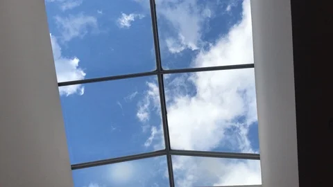 White clouds drifting Stock-Footage 104736135