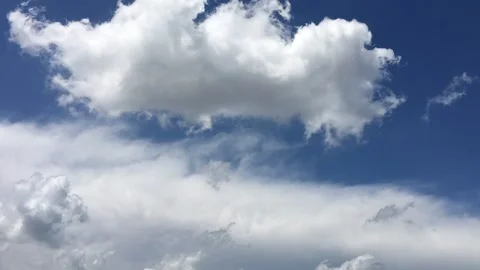 White clouds. fast motion Stock Footage 132807603
