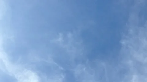 White clouds floating over a blue sky Stock Footage 46668157