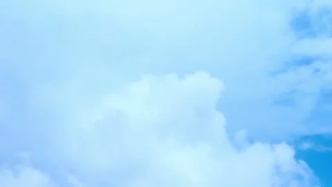 White clouds Flying On Blue Sky Video stock 275341702