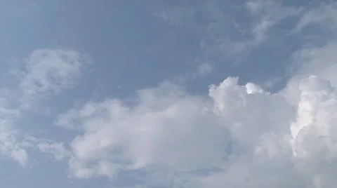 White clouds Stock Footage 8828421