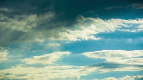 White clouds Stock Footage 40082502